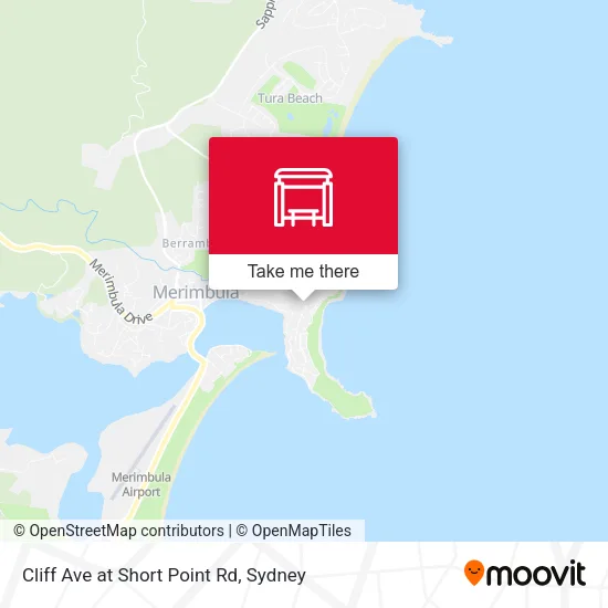 Mapa Cliff Ave at Short Point Rd