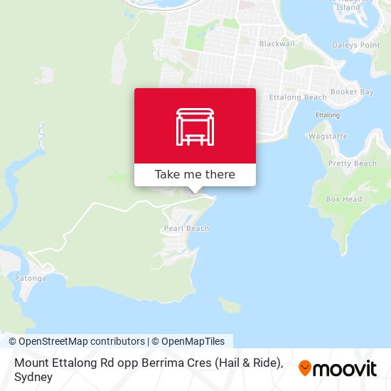Mapa Mount Ettalong Rd opp Berrima Cres (Hail & Ride)