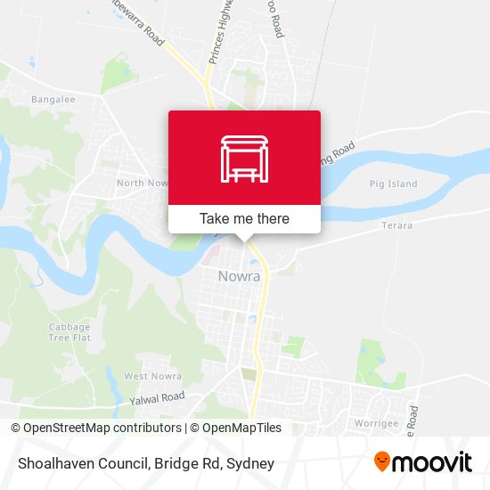 Shoalhaven Council, Bridge Rd map