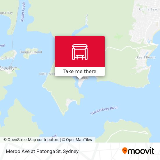 Meroo Ave at Patonga St map
