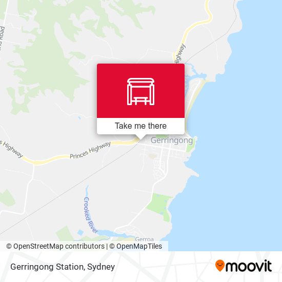 Gerringong Station map