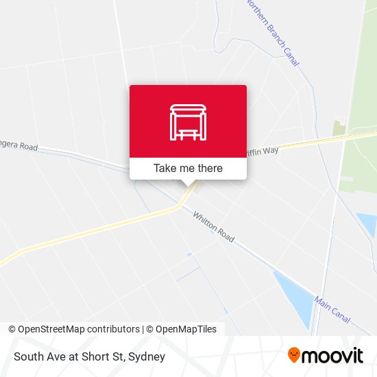 South Ave at Short St map