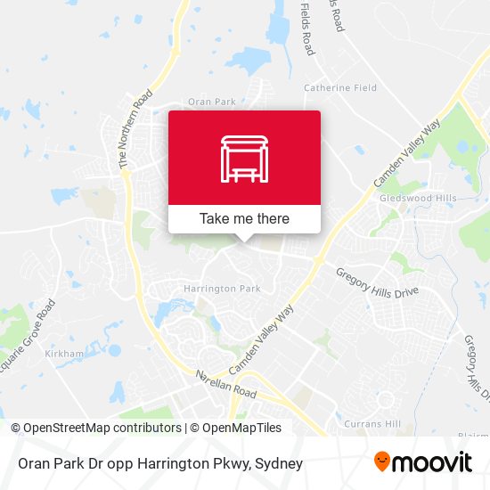 Oran Park Dr opp Harrington Pkwy map