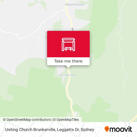 Uniting Church Brunkerville, Leggetts Dr map