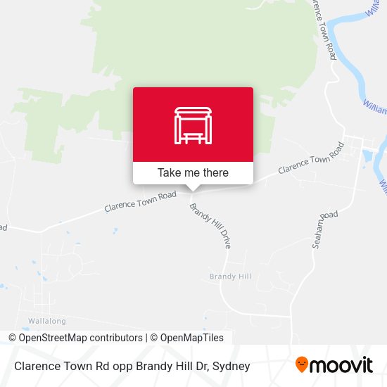 Clarence Town Rd opp Brandy Hill Dr map