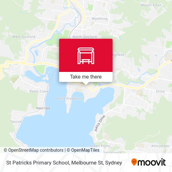 St Patricks Primary School, Melbourne St map