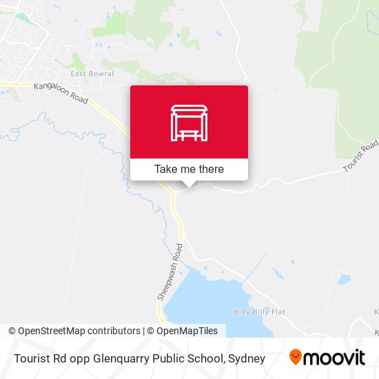 Tourist Rd opp Glenquarry Public School map