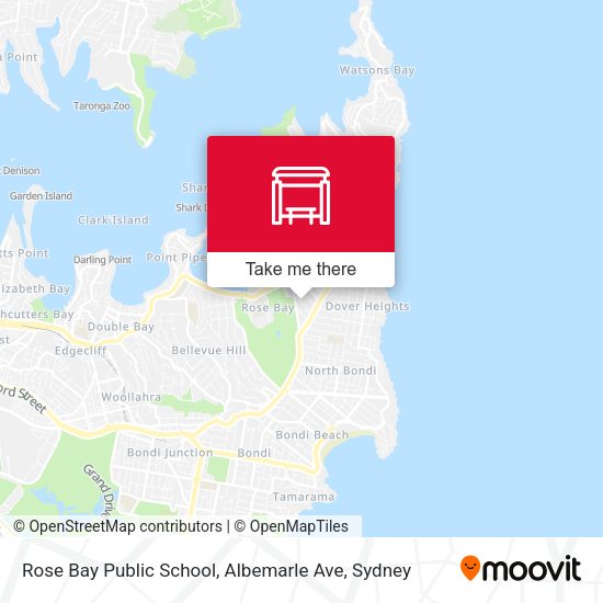 Rose Bay Public School, Albemarle Ave map