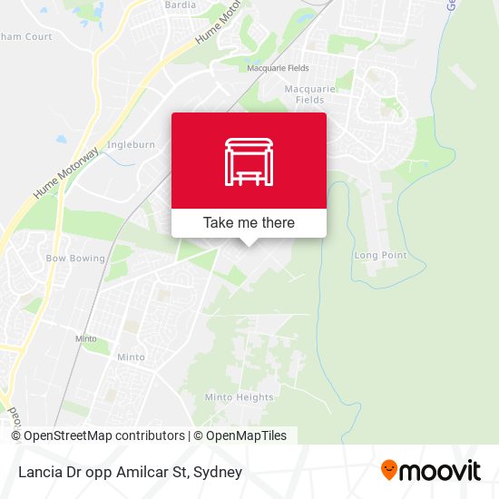Lancia Dr opp Amilcar St map