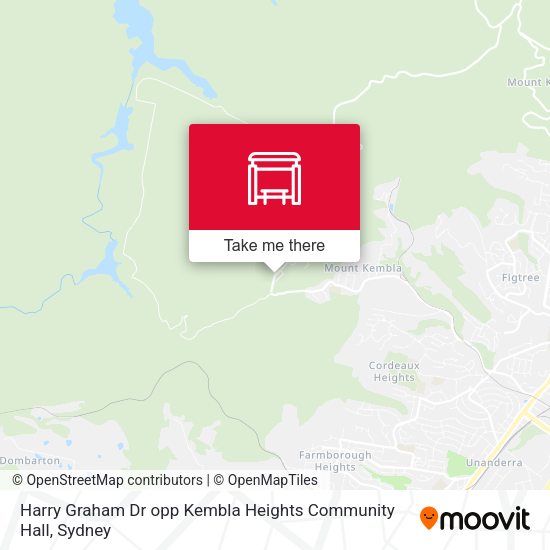 Harry Graham Dr opp Kembla Heights Community Hall map
