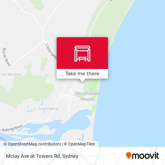 Mclay Ave at Towers Rd map