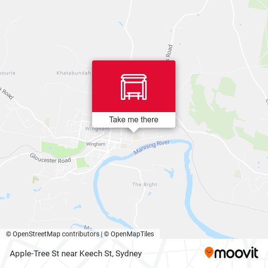 Apple-Tree St near Keech St map