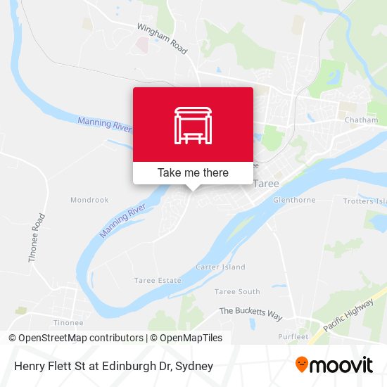 Henry Flett St at Edinburgh Dr map