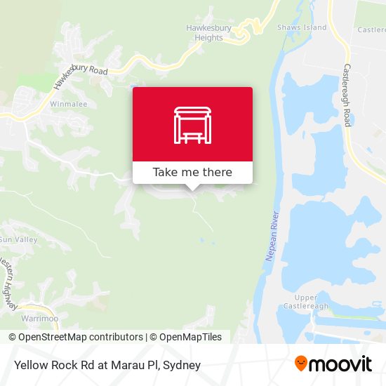 Yellow Rock Rd at Marau Pl map