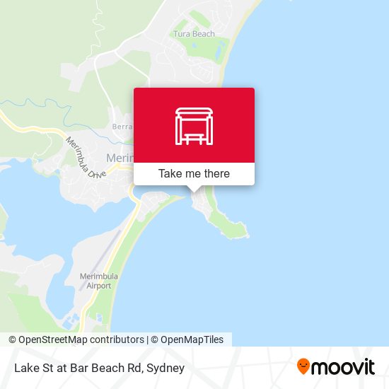 Lake St at Bar Beach Rd map