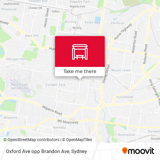 Oxford Ave opp Brandon Ave map