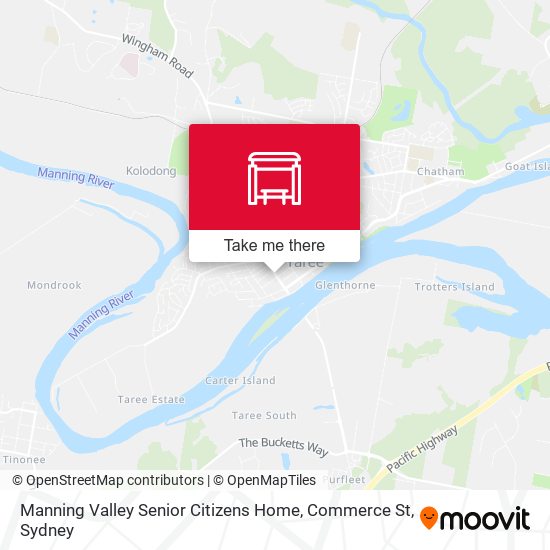 Manning Valley Senior Citizens Home, Commerce St map