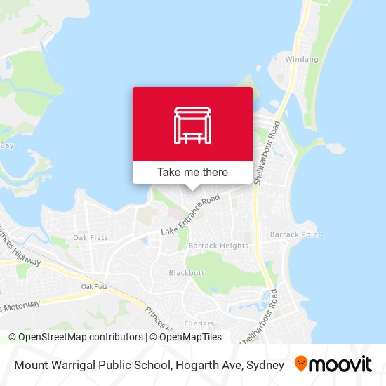 Mount Warrigal Public School, Hogarth Ave map