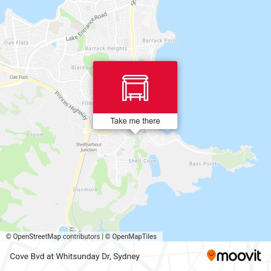 Cove Bvd at Whitsunday Dr map