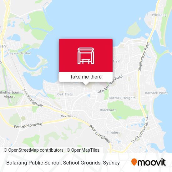 Balarang Public School, School Grounds map