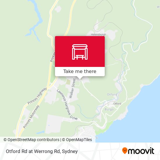 Otford Rd at Werrong Rd map