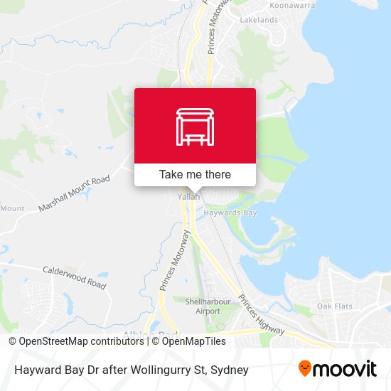 Hayward Bay Dr after Wollingurry St map