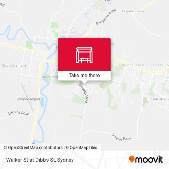 Walker St at Dibbs St map