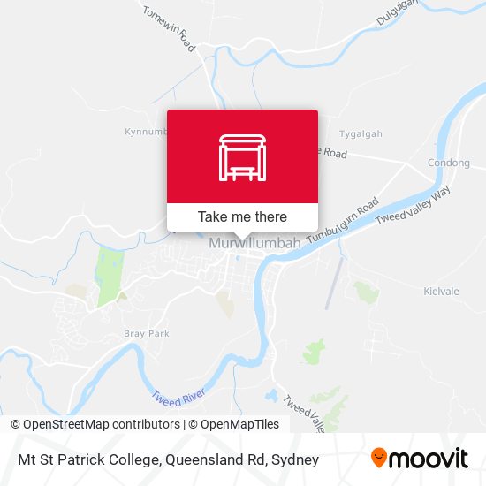 Mt St Patrick College, Queensland Rd map