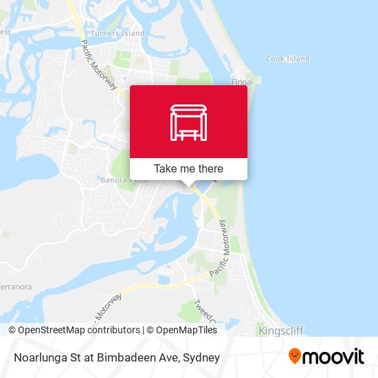 Noarlunga St at Bimbadeen Ave map