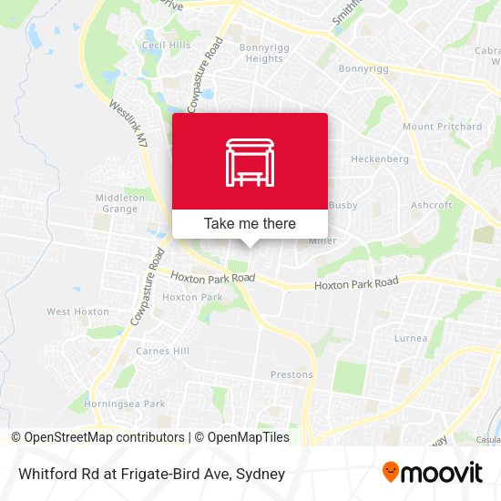 Whitford Rd at Frigate-Bird Ave map