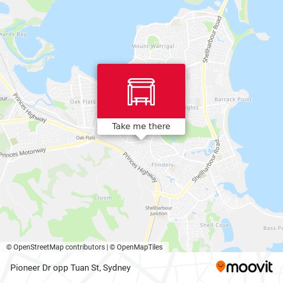 Pioneer Dr opp Tuan St map