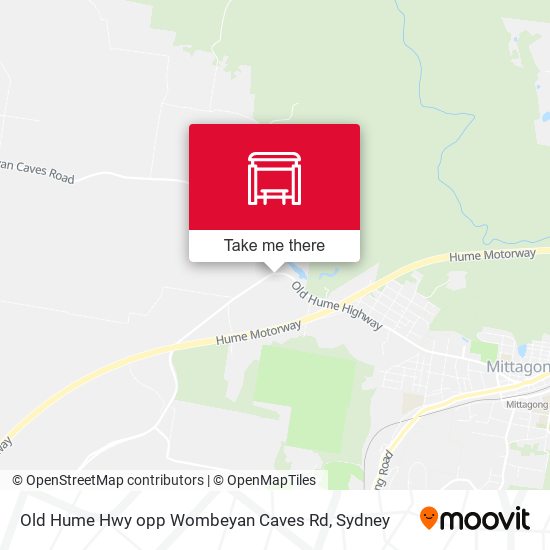 Old Hume Hwy opp Wombeyan Caves Rd map