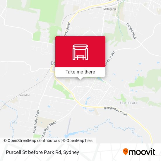 Purcell St before Park Rd map