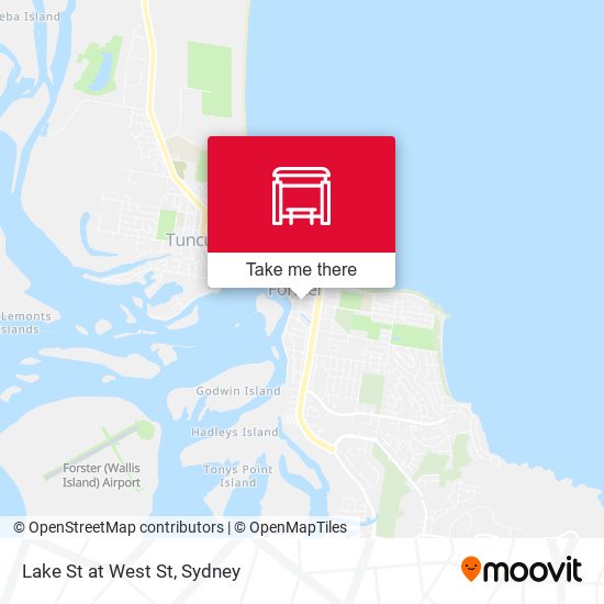 Lake St at West St map