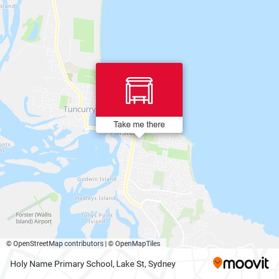 Holy Name Primary School, Lake St map