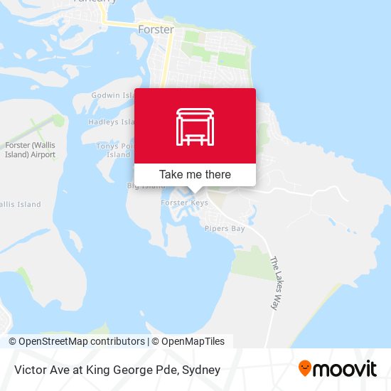 Victor Ave at King George Pde map