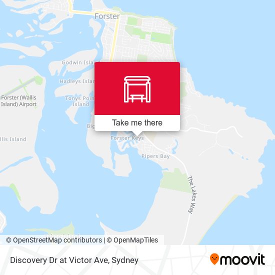 Discovery Dr at Victor Ave map