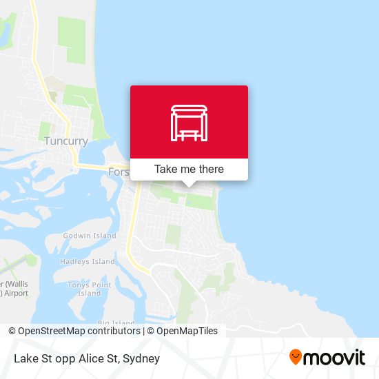 Lake St opp Alice St map