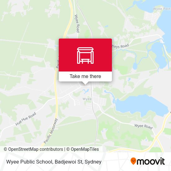 Wyee Public School, Badjewoi St map