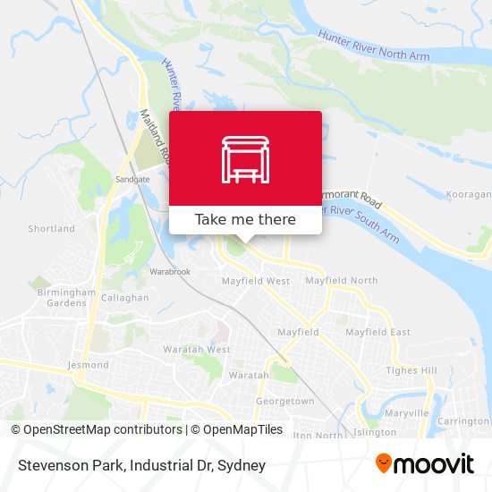 Stevenson Park, Industrial Dr map