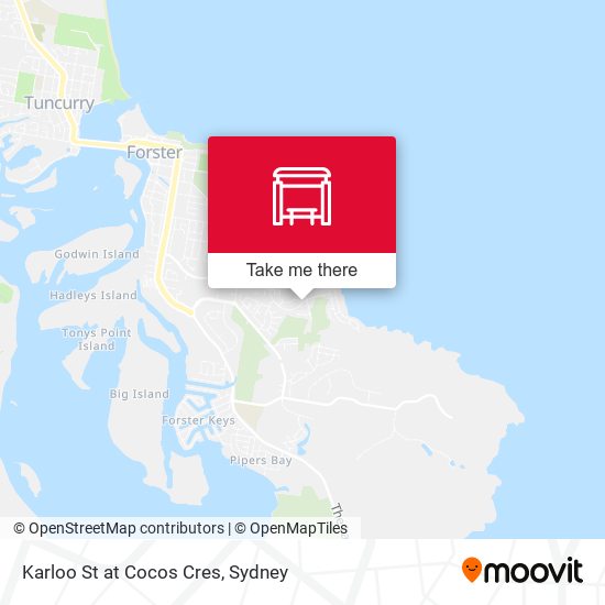 Karloo St at Cocos Cres map