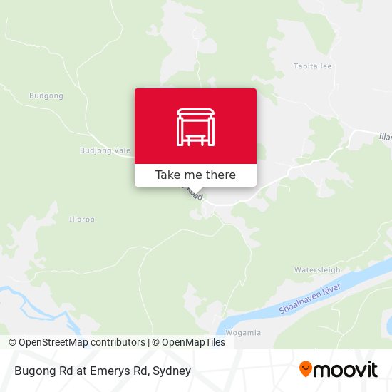 Bugong Rd at Emerys Rd map