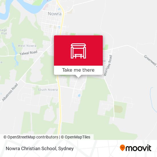 Mapa Nowra Christian School