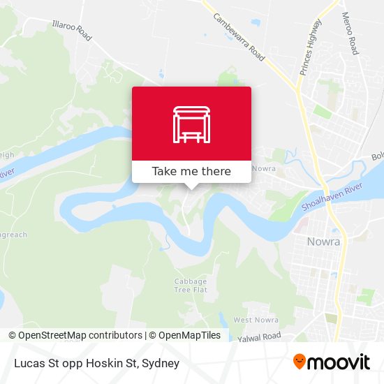 Lucas St opp Hoskin St map