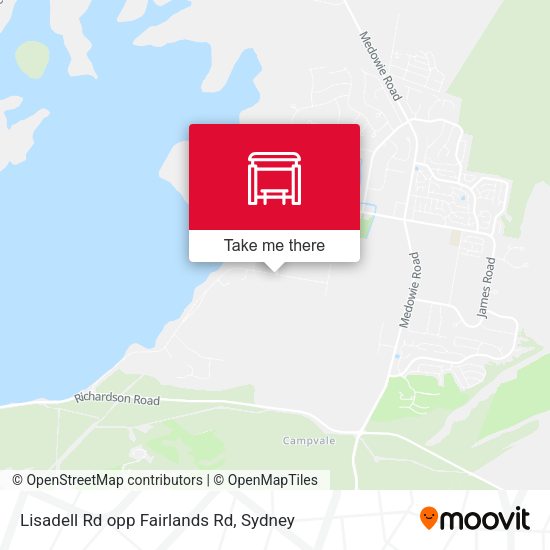 Lisadell Rd opp Fairlands Rd map