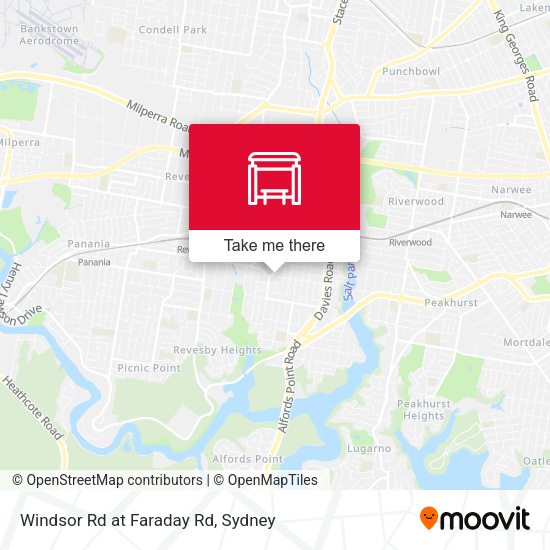 Windsor Rd at Faraday Rd map