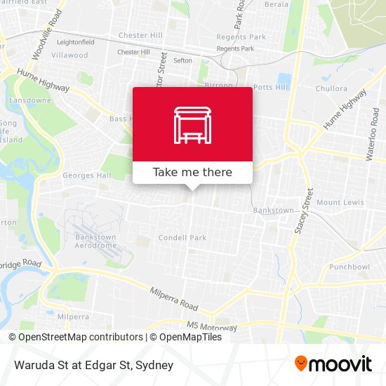 Waruda St at Edgar St map