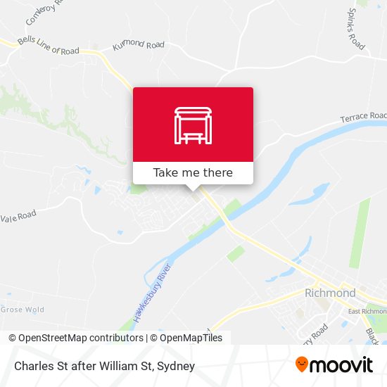 Charles St after William St map