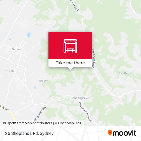 26 Shoplands Rd map