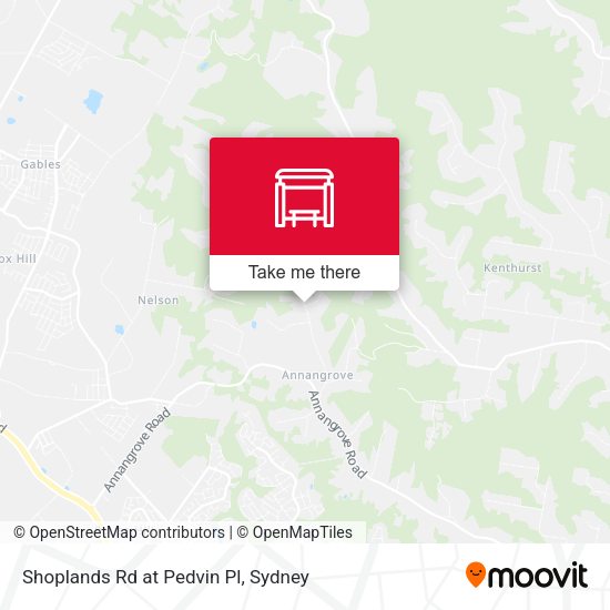 Shoplands Rd at Pedvin Pl map